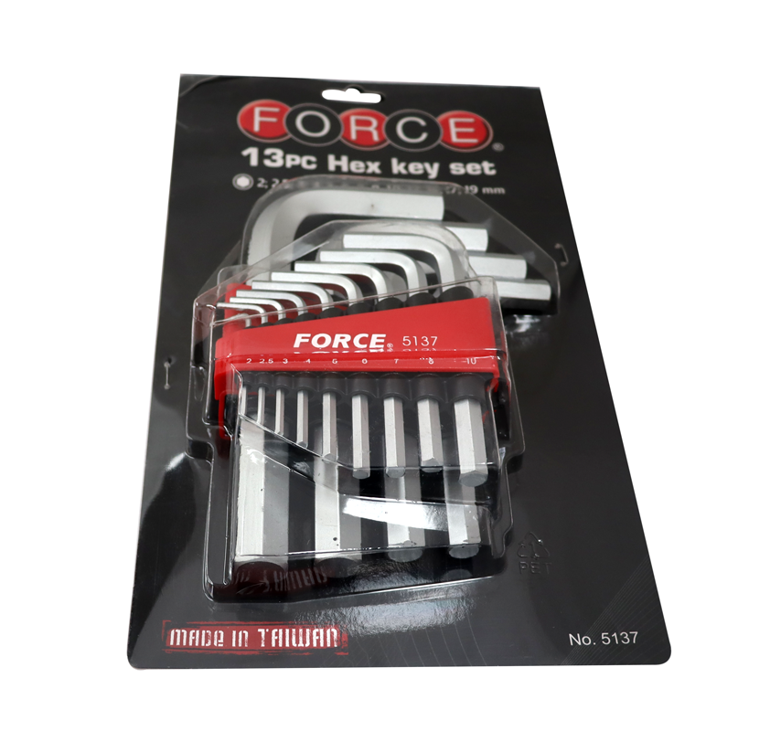 62-FORCE-5137-LLAVES-ALLEN-MM-CON-APRAZADERA-2-19MM