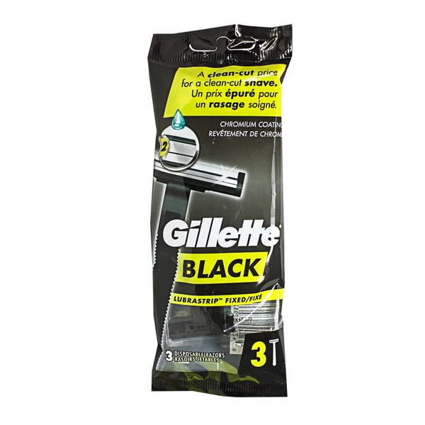 GilletteMensBlackDisposableRazor-front2_600x