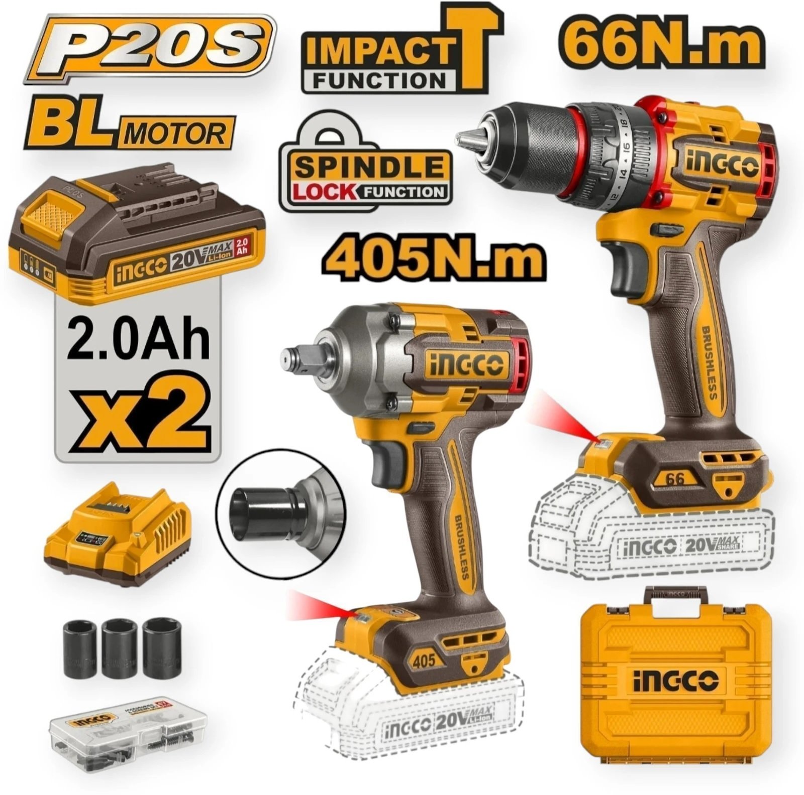 image.INGCO-CKLI20286-Combo-Kit