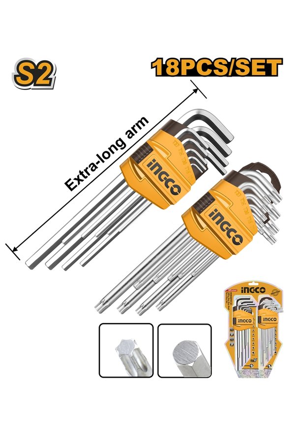 ingco-endustriyel-18li-uzun-alyan-ve-torx-l-anahtar-seti-2li-set-dorf-20353-11-B